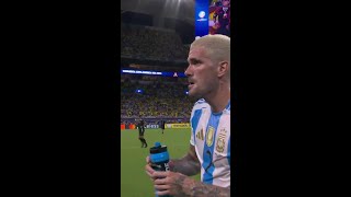 VEJA COMO FICOU O TORNOZELO DO MESSI 😰 ARGENTINA X COLÔMBIA  SHORTS  geglobo [upl. by Aonehc283]