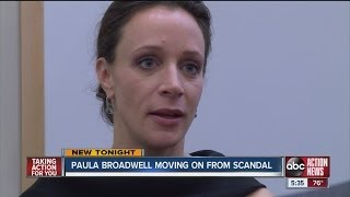 Paula Broadwell deflects questions at USF event [upl. by Nikolas444]