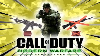 The COD Negev  Call of Duty Modern Warfare Remastered [upl. by Kinna280]