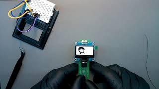 ATTINY85 with OLED screen With coding WARNING flashing images [upl. by Kama]