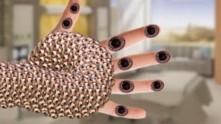 ASMR tikije hand Animation Treatment From Infected hole on finger  ASMR severely animation 🤣 [upl. by Scribner]