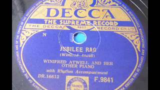 Winifred Atwell  JUBILEE RAG  Decca F9841 1952 DoGramofonuPL [upl. by Nerradal]