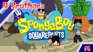 4 BROTHER Jadi SPONGEBOB and Friends  Animasi Minecraft Indonesia 8 [upl. by Ivan907]