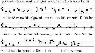 Mass XI Orbis Factor  Kyrie Gloria Sanctus Agnus Dei  Gregorian Chant [upl. by Secilu]