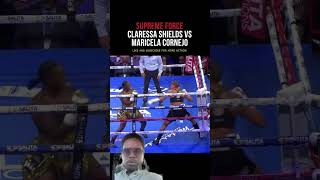 Claressa Shields highlights from her last fight Come to LCA tomorrow [upl. by Nosraep396]