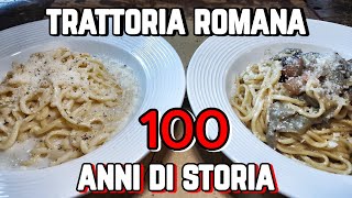 LA TRATTORIA CON PIÙ DI 100 ANNI DI STORIA cucina romana tradizionale Dal Cordaro [upl. by Belldas371]