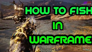 How and Where to Fish in Warframe  Warframe Plains of Eidolon Beginners Guide [upl. by Koppel696]