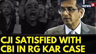 RG Kar Case Supreme Court Hearing CJI Satisfied With CBI Probe  RG Kar Medical College Case [upl. by Ffej]