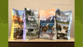 PetSolutions Taste of the Wild Grain Free Dog Food [upl. by Ocram]