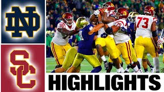 10 USC vs 21 Notre Dame Highlights I College Football Week 7  2023 College Football [upl. by Ennayd]