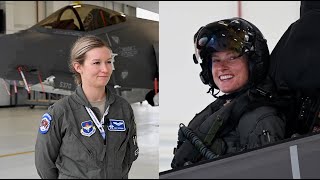 Female F35 Fighter Pilots Alaska Aug 2021 [upl. by Lidaa]