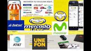 2020COMO RECARGAR CUALQUIER COMPAÑÍA CON LA APP DE MERCADO LIBRESIN COMISIÓN [upl. by Notsuoh835]