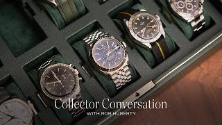 Watches of a Navy SEAL Omega Rolex Tudor and More with Rob Huberty  Collector Conversation [upl. by Aneem]