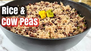 Oven Rice amp Cow Peas Too easy  Rice and Peas [upl. by Iruy]