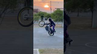 Truco en 2t🔥calimatic 175 stuntargentino automobile motos stunt [upl. by Lyon]