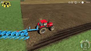 FARMING SIMULATOR 19 45 NUOVO ARATRO [upl. by Enyalaj734]