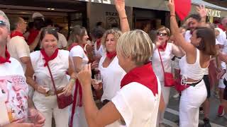 STREET Basque Song Pamplona 2022 [upl. by Lamahj435]