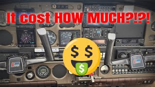 GARMIN Costs Detailed  How much to upgrade the avionics panel in PA28181 Archer [upl. by Barron]