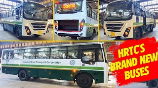 HRTCs brand new BS6 buses  TATA ACGL 47 seater buses  Himbus [upl. by Adall]