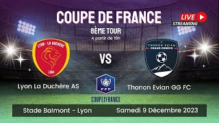 Coupe de France 8ème Tour  La Duchère vs Thonon Evian GG FC [upl. by Tran]