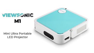 How to Use ViewSonic M1 Mini UltraPortable LED Projector  Complete Beginner Guide [upl. by Prissie282]