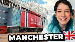 MANCHESTER NA INGLATERRA tour pela cidade e estádio Old Trafford Manchester United [upl. by Comptom]