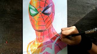 Drawing Spiderman [upl. by Attekahs234]