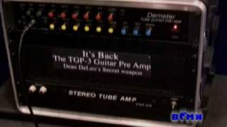 James Demeter at NAMM with Dean Deleos preamp the TGP3 [upl. by Aratnahs]