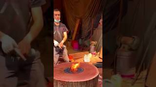 Making stove with solid wood handicraft woodworking woodart woodcarving [upl. by Yessak]