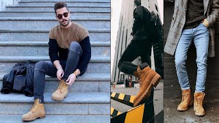 BEST TIMBERLAND BOOTS OUTFITS MEN 2023  HOW TO STYLE TIMBERLANDS [upl. by Ettedranreb]