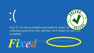 Fix Windows 10 Blue Screen WHEA UNCORRECTABLE ERROR 0x00000124 Tutorial [upl. by Dewain]