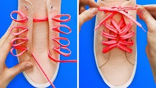 15 MANEIRAS CRIATIVAS DE AMARRAR SEUS SAPATOS [upl. by Nnylirej]