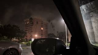 Hurricane Debby Windy Fast Moving Clouds St Petersburg Tampa Bay Florida August 2024 [upl. by Buff913]