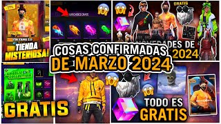 🔥7 COSAS y EVENTOS CONFIRMADOS que LLEGAN en MARZO 2024 a FREE FIRE 🤯 Agenda Semanal de free fire [upl. by Naujled]