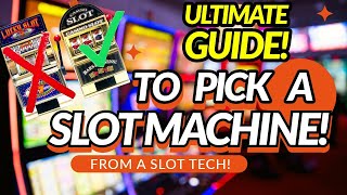 How to Pick a Slot Machine 🎰 ULTIMATE GUIDE ⭐️ From a Slot Tech WIN MORE JACKPOTS on slots 🎰 [upl. by Noitna256]