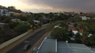 Drone flight in Windhoek Eros Park  Полет Фантома над Виндхуком [upl. by Elmaleh]