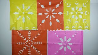 COMO HACER BANDERINES DECORATIVOS DE PAPEL Parte 1 [upl. by Mccahill]