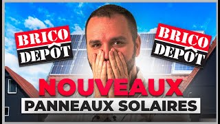 Test  Nouveau Panneau solaire BRICO DEPOT  Mieux que les panneaux SUNOLOGY et LIDL [upl. by Geis]