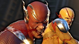 Justice League Flash Vs Reverse Flash Fight Scene Injustice 2 [upl. by Pardo462]