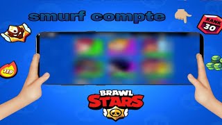 Je vous montre mon PETIT COMPTE Brawl stars [upl. by Daraj]