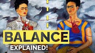 BALANCE in Art  The Principles of Design EXPLAINED [upl. by Sacul578]