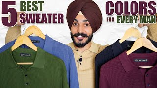 5 Sweaters Every Men Should Own ✅  Winter Essentials 2023  Santwinder [upl. by Nitin]