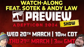 Adepticon Reaction Steam amp Live QampA w Andy Law amp Loremaster of Sotek [upl. by Teyugn]