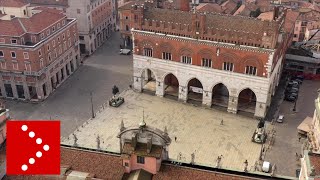 Piacenza immagini dal drone strade praticamente deserte [upl. by Nert782]