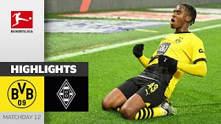 Borussia Dortmund  Borussia Mgladbach 42  Highlights  MD12 – Bundesliga 202324 [upl. by Ethben]