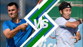 Bernard Tomic vs Yasutaka Uchiyama 内山 靖崇  NONTHABURI 2024 [upl. by Amaryllis]