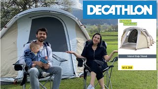 DECATHLON AİR SECONDS 41 ŞİŞME ÇADIR İNCELEMESİ  ÇADIRA MODİFİYE YAPMAK  INFLATABLE TENT REVIEW [upl. by Aihsoek]