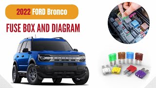 2022 FORD Bronco Sport Fuse Box diagram and location Guide [upl. by Anilehcim462]