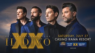 Il Divo  XX 20th Anniversary Tour 2024 live at Casino Rama Resort on July 27 2024 [upl. by Friedrich724]