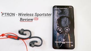 Review PTron Sportster Bluetooth Headphones With Mic Hindi [upl. by Kenley]